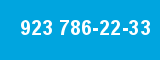 923 786-22-33